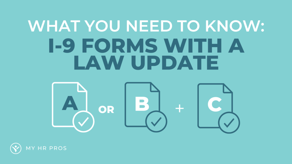 i-9 forms with a law update